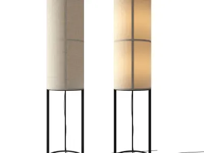 HASHIRA HIGH FLOOR LAMP RAW AUDO 3D model