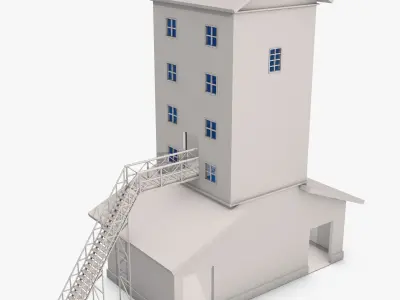 Industrial Building Model 3D model