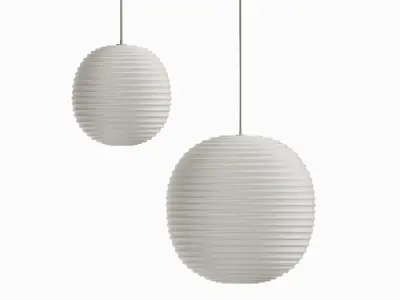 Lantern Pendant Three Sizes 3D model