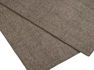 Carpet set 3202 - Jute Rug Taupe - 4K 3D model
