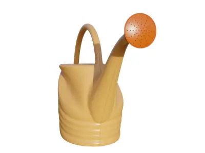 Mini garden watering can 3D model