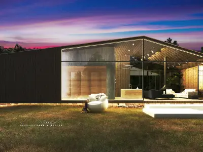 Cabin minimal 3D model
