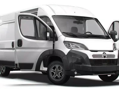 Citroen e Jumper Van L3H2 HQ Interior 2025 3D model