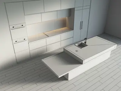 49-Kitchen1 glossy 5 3D model