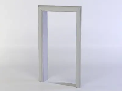 Door frame Low-poly 3D model get