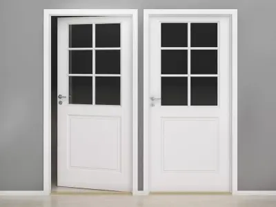 Interior door 04 3D model