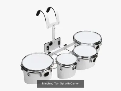 Marching equipment 3D Model Pack
