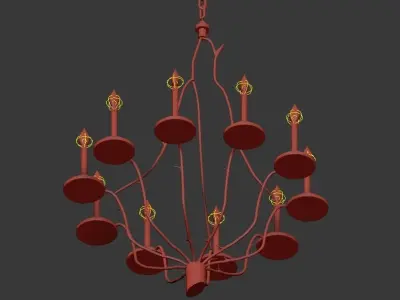 The Currey and Company 9006 has been discontinued 3D model