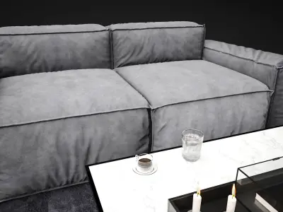 Sofa Set - The Peanut Bonaldo 09 3D model