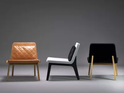 Lean Lounge Chair 3D model