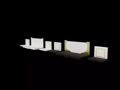 stage backdrop 3D model