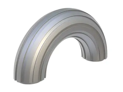 Furniture handle 01 3D model