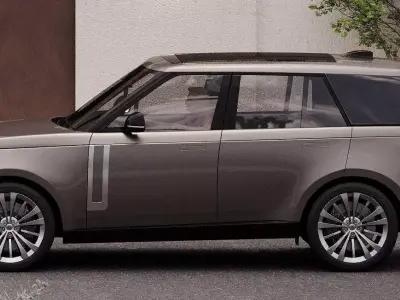 Luxury SUV Low-poly 3D model