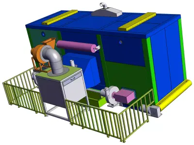 A30 door sealing strip oven 3D model