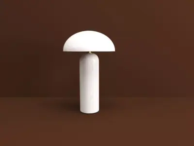 PLASTER LAMP BY CERAMICAH 3D model