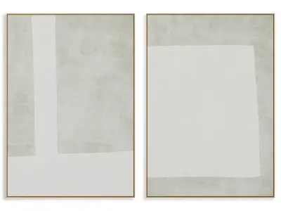 Abstract Painting Frame set 3D model 521