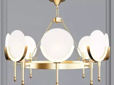 ANKE BRASS MARBLE MEDUZ 3D model
