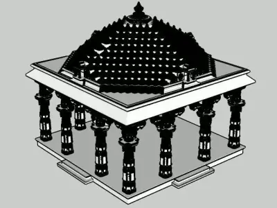 Mandir 3D print model