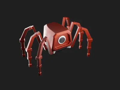 Spider Robotic 3D Model 3D print model