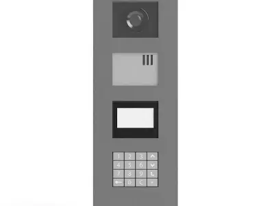 External Intercom 3D Model 3D model