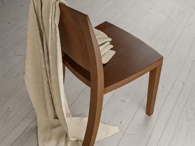 RIVA 1920 - Pimpinella Wood chair  Free 3D model