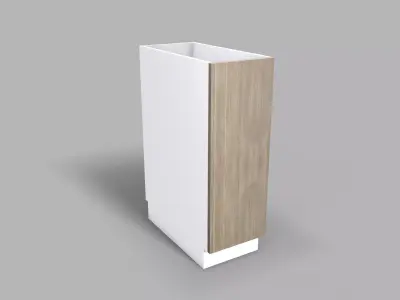 Kitchen Base Cabinet 30 cm Low-poly 3D model