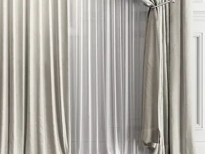 Curtain Set 496C 3D model