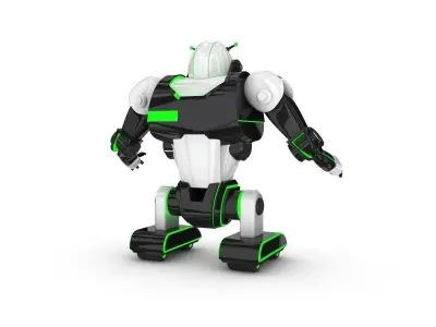 Funny Robot Character 3D model