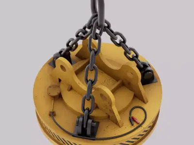 Industrial Magnet 3D model
