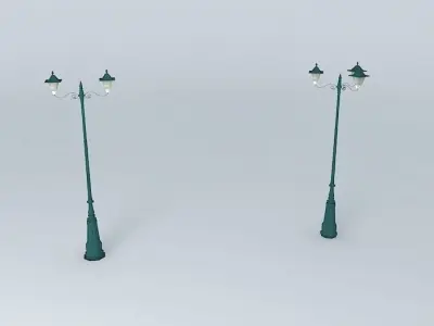 square lights1 Free 3D model