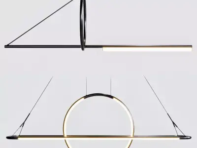 Lampatron DAGRUNG and SIRIS pendant light S 3D model