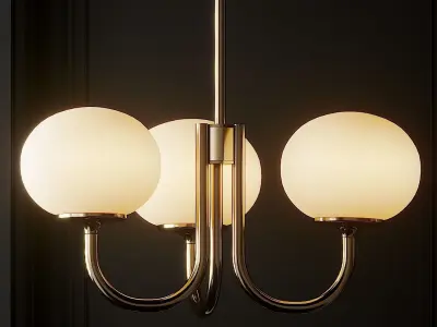 Pearl LED Chandelier by Anthropologie 3D model