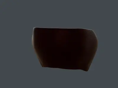 Gas mask helmet 3d model scifi Low-poly  Low-poly 3D model