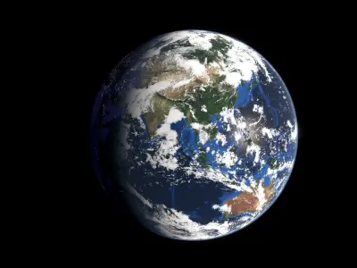 Ultra High Deffinition Earth 3D model