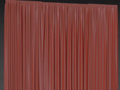 set Curtain 001 arc 3D model
