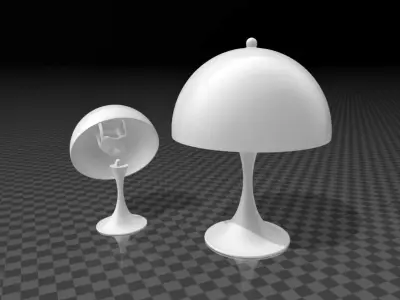 Panthella Mini Lamp 3D print model