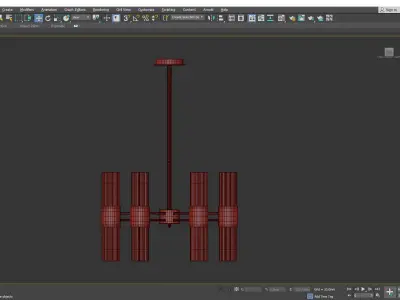 HETEL chandelier Low-poly 3D model