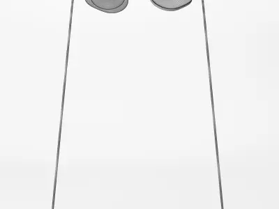 Muuto Leaf Floor Lamp 3D model