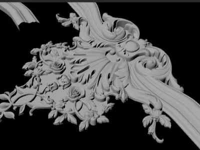 3 door decorations 3D model