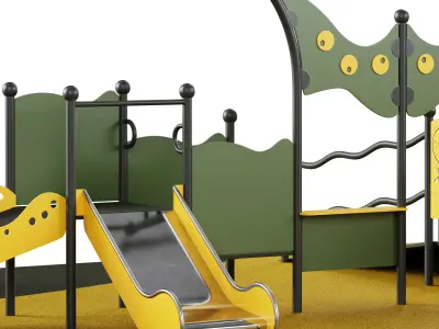 Inclusive playground Kajo by Interplay 3D model