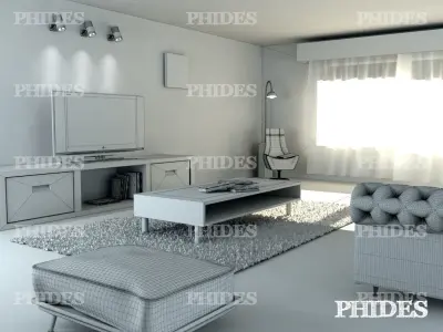 Living Room 3D model