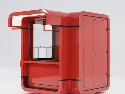 Kiosk k67 3D model