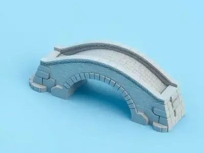 Stone Bridge 3D model get