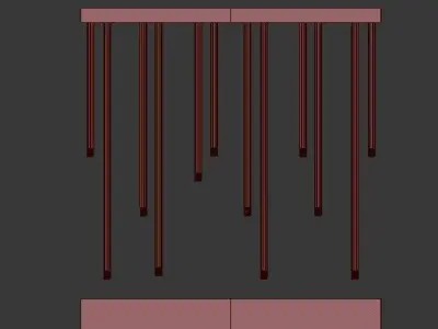 RHEA chandelier 3D model