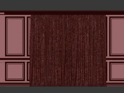 Curtain Set 244 3D model