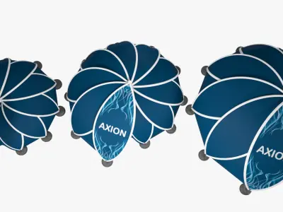 Tents Flower inflatable Axion 3D model