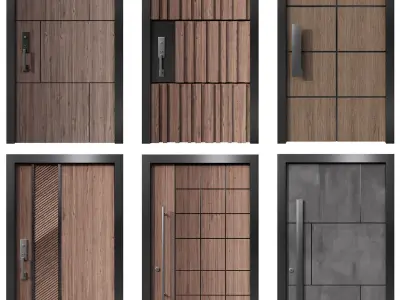 ENTRANCE DOOR COLLECTION  A 3D Model Pack