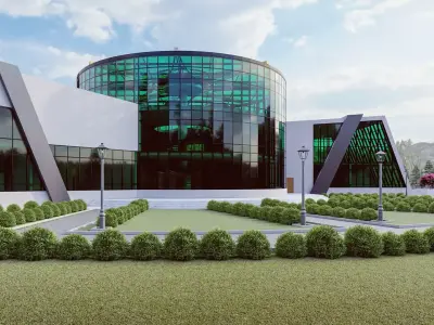 Architectural project 3D model