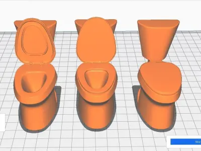 Wc 02 - STL 3D print model