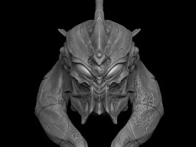 Guyver Zoanoid helmet  3D model